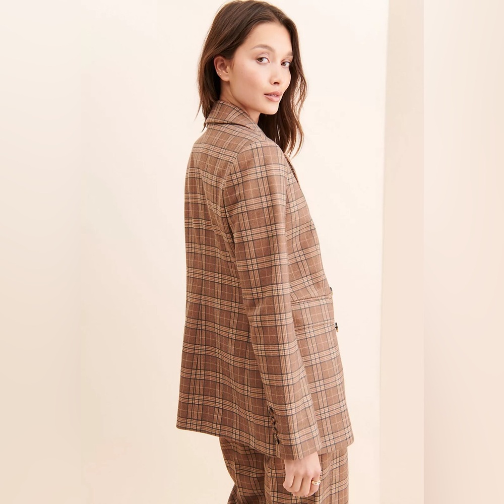 Favorite Daughter Phoebe Plaid Blazer, FDxNuuly, Large - Picture 11 of 13